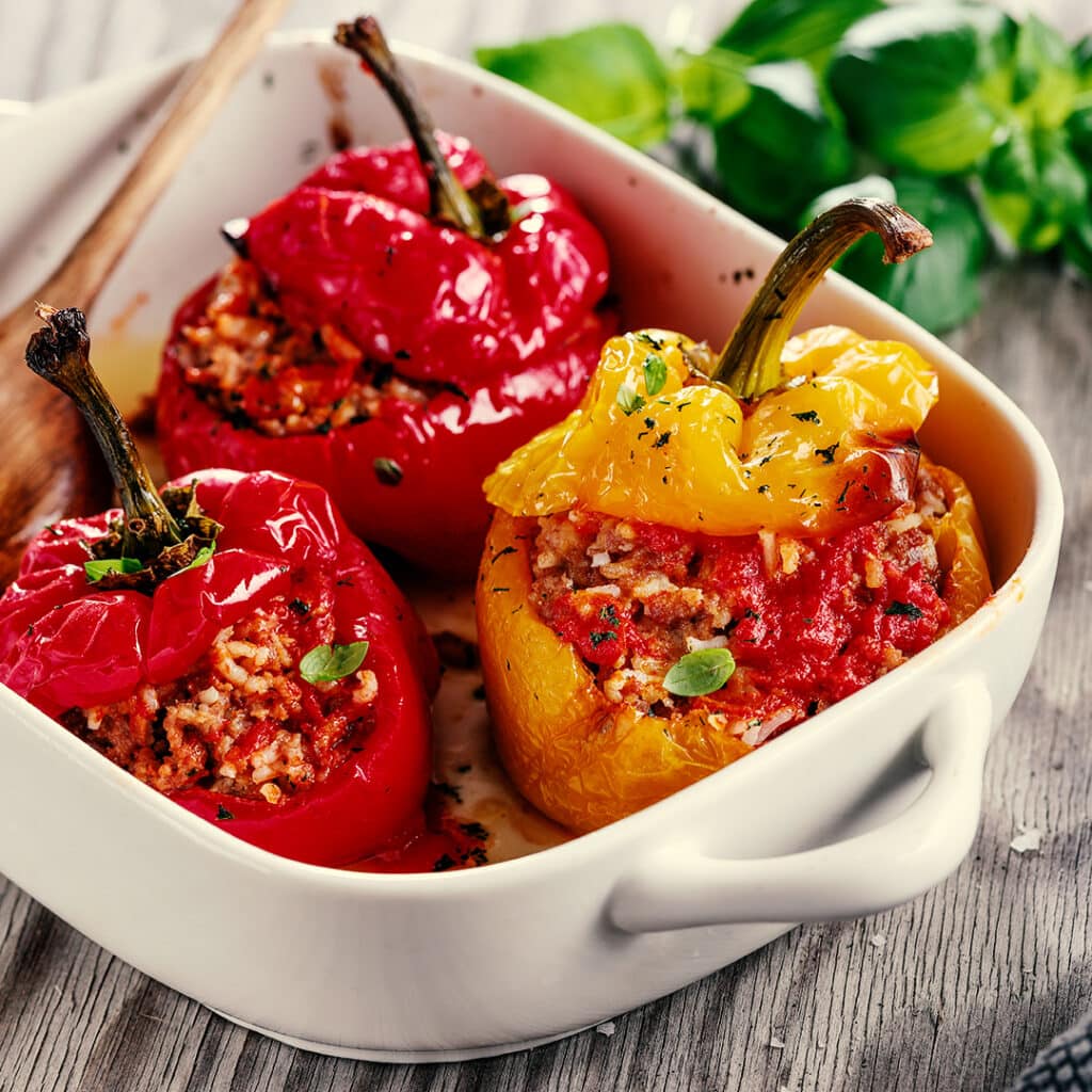 Gefüllte Paprika mit Reis und Gemüse – SE Innovation UG